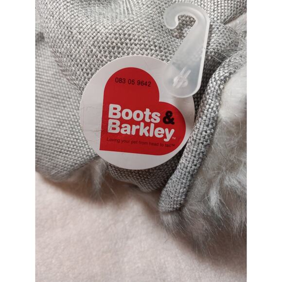 Gray Tweed Trapper Dog Hat - L/XL - Faux Fur - Boots & Barkley - NWT - Picture 7 of 10